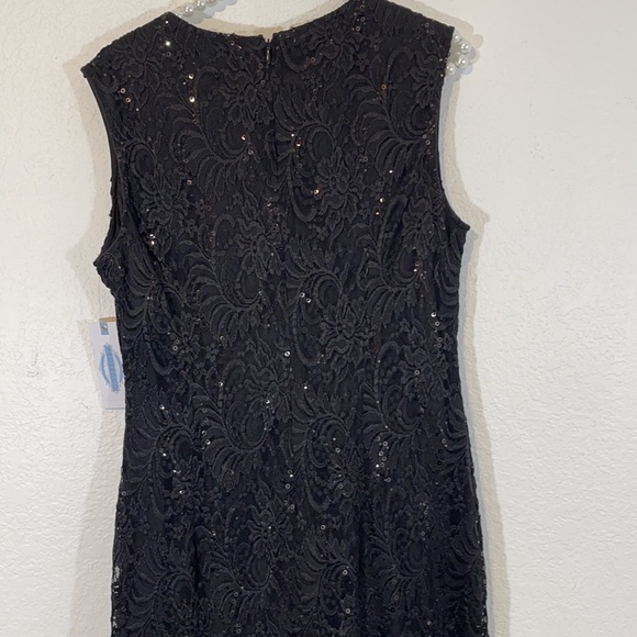PROSECCO Sequined Black Sleeveless Cocktail Dress Size 12 NWT - Picture 5 of 8